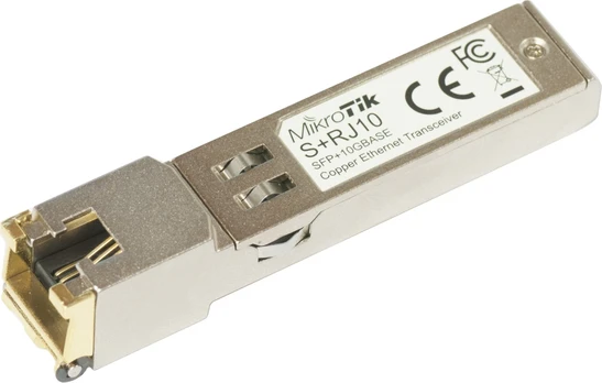 Mikrotik S+RJ10 network transceiver module 10000 Mbit/s SFP+
