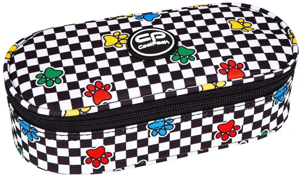 Penalas CoolPack Campus Catch Me, 23 cm x 10.5 cm, balta/juoda