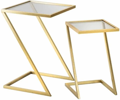 TAVOLINETTI Z COPPIA CM 40X40X60-30X30X50