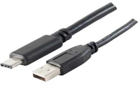 S-Conn S/CONN 77143-1.8, 1.8 m, USB A, USB C, USB 2.0, 0.48 Gbit/s, Juodas