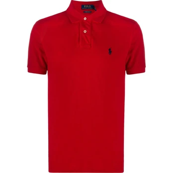 Palaidinės vyrams, Raudona, Embroidered polo shirt