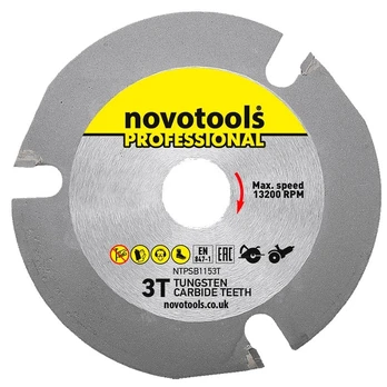 Pjovimo diskas NovoTools Professional, 125 mm x 22.23 mm