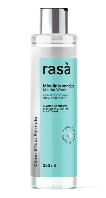 RASA CLEAN EFFECT Micelinis vanduo (250 ml)