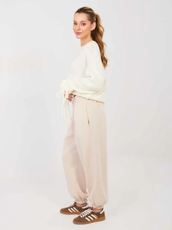 Italy Moda Kelnės-IT-SP-9995.16P-jasny smėlio spalva