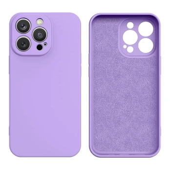 Dėklas Silicone case for iPhone 14 Plus Purpurinis