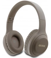 Rudos belaidės ausinės "Guess Classic Silver Logo Wireless Headphone"