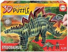 3D dėlionė Educa Stegosaurus 19184, 52.5 cm x 11.7 cm kaina