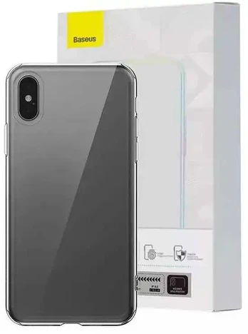 Skaidrus dėklas "Baseus Simple", skirtas "iPhone XS MAX