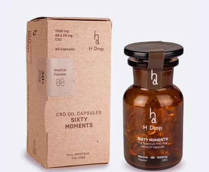 Sixty Moments CBD kapsulės 1500mg (60 vnt.)