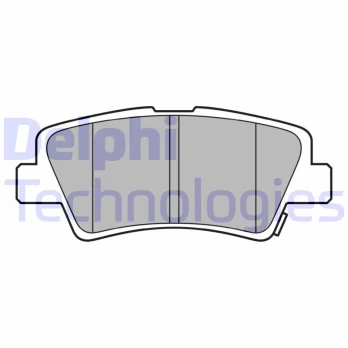 DELPHI LP3587 Brake pad set