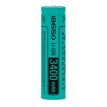 Akumuliatorius 18650 VIDEX (1 vnt.) Li-Ion 3.7V 3400mAh (dėžutėje)