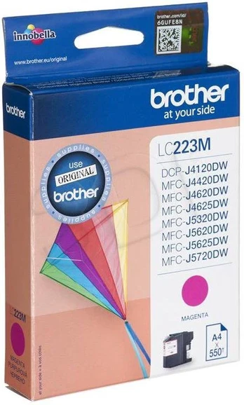 Originalus rašalas Brother LC223M (rausvai raudona)