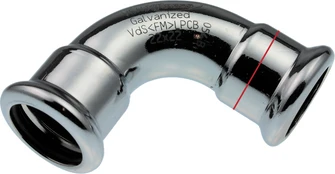 Elbow 90° 76,1x76,1 FF (Steel) KAN-therm