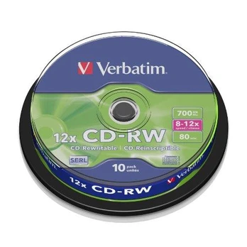Įrašomas kompaktinis diskas Verbatim, 700 MB, 10vnt.