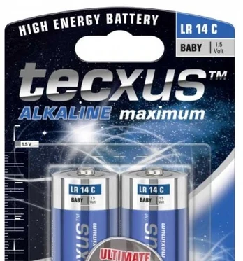 Tecxus Šarminė baterija LR14/C 1.5V 23635/2 vnt./