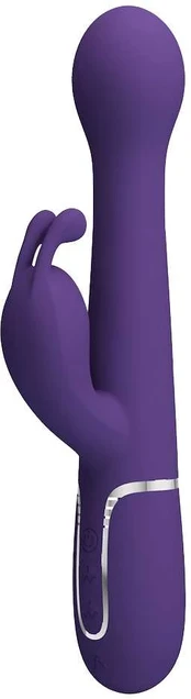 PRETTY LOVE - DEJON RABBIT VIBRATOR 3 IN 1 MULTIFUNCTION PURPLE