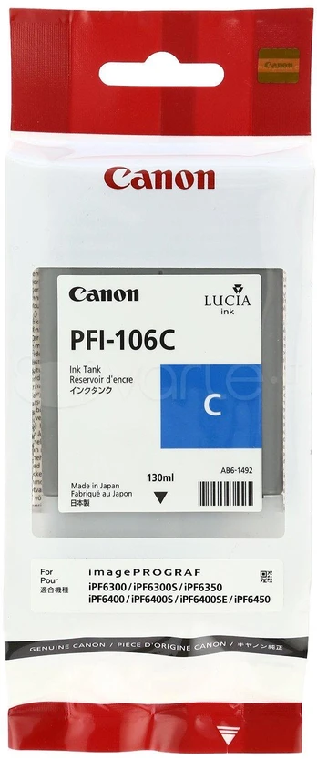 CANON PFI-106C ink Cyan