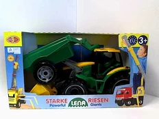 Galingas traktorius su priekaba LENA Giga Trucks, 110 cm kaina