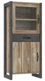 Vitrina Note NTEV511, ruda/pilka