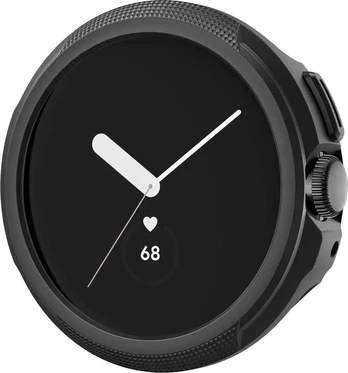 Dėklas Spigen Liquid Air, matte juodas - Google Pixel Watch 2/1