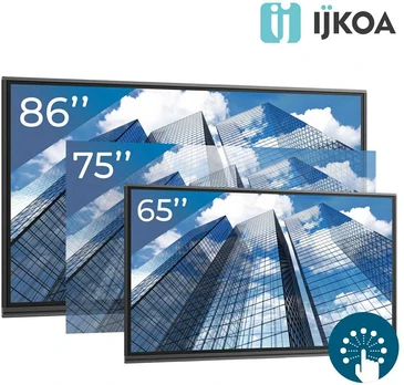 Monitorius IJKOA 75'' Pro MFP 4K, Android 11, 8GB (IK75PRO11)