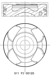 Stūmoklis MAHLE 011 PI 00120 002