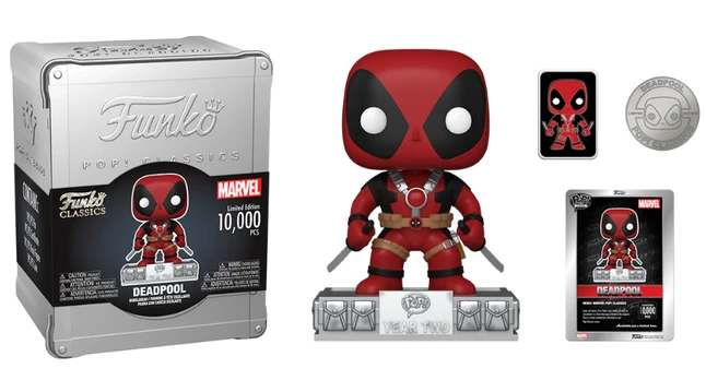 Funko POP! Marvel 25th Anniversary Deadpool set exclusive
