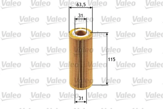 Alyvos filtras VALEO 586511