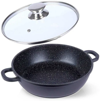 Granito keptuvės puodas 24 cm GRANDE dujų indukcija