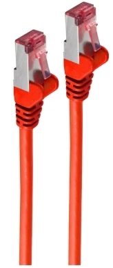 S-Conn shiverpeaks Patchkabel S/FTP Cat.6A raudona 0,25m