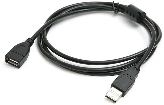 Kita USB prailginimo laidas 1.5m juodas