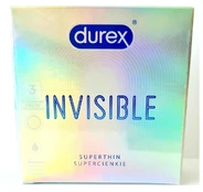 DUREX prezervatyvai Invisible Extra Sensitive, 3 vnt.