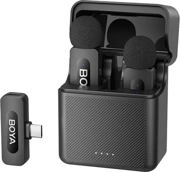 Dėklas Boya wireless microphone BY-V30 USB-C