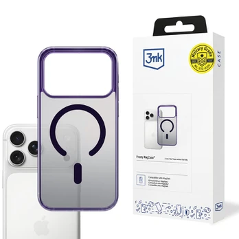 Dėklas Apple iPhone 17 Pro - 3mk Frosty MagCase Violetinė