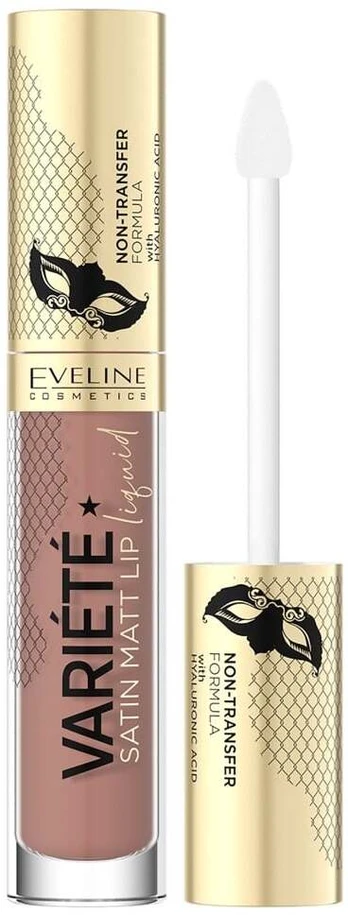 Lūpų dažai Eveline Variete Satin Matt, 4.5 ml, 1