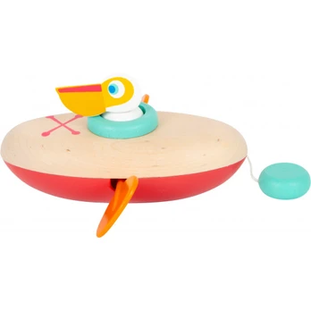 Water Toy Wind-Up Canoe Pelican
