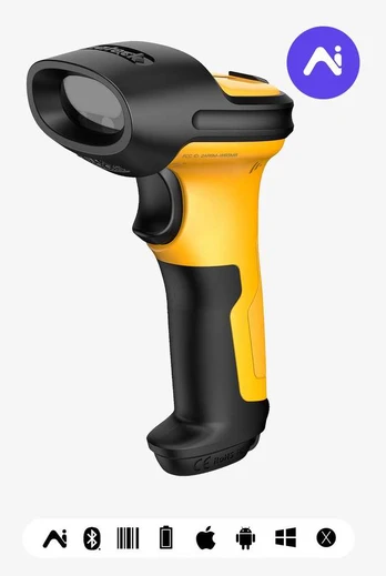 inateck Barcodescanner P6-AI yellow [BCST-P6-AI_yellow]