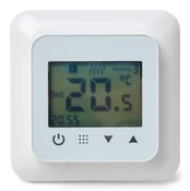 Termostatas Heatcom HC60, kabinamas, balta kaina