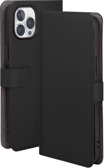 Telefono dėklas Uniq Journa Heritage, Apple iPhone 14 Pro Max, juoda
