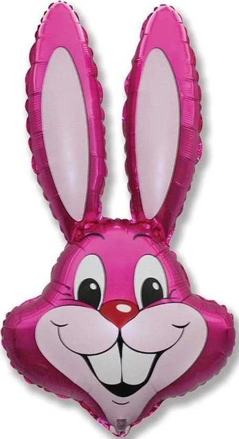 GoDan Balon foliowy Rabbit rožinis 90x58cm