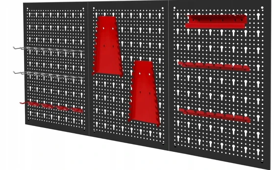 Metalinė sieninė įrankių lentyna 120x60cm