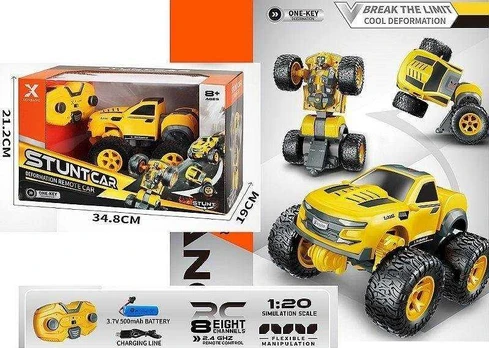 Adar 1:20 Transformuojantis R/C automobilis su įkrovikliu