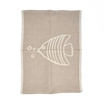 Bazaar Virtuvinis rankšluostis 50x70 cm baltas linas