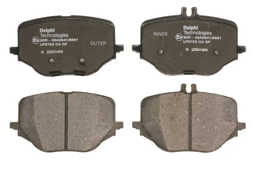 DELPHI LP3723 Brake pad set