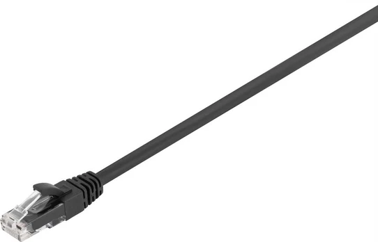 Fuj:tech CAT6A U/UTP -verkkokaapeli, 7 m, musta