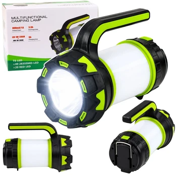 Turistinis LED žibintuvėlis 2in1