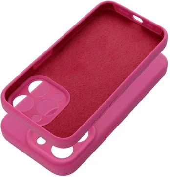 SILICONE dėklas 2mm, skirtas IPHONE 16 Pro Max rožinis