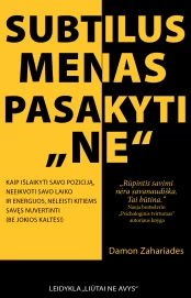 KNYGA Subtilus menas pasakyti NE kaina