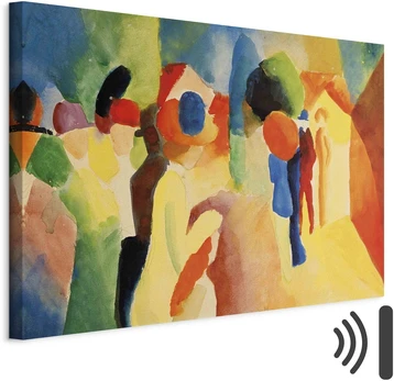Paveikslas August Macke - Su geltonu švarku
