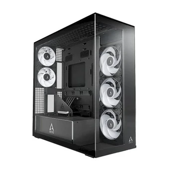 ARCTIC Xtender VG Juodas Clear Glass | PC-Gehäuse